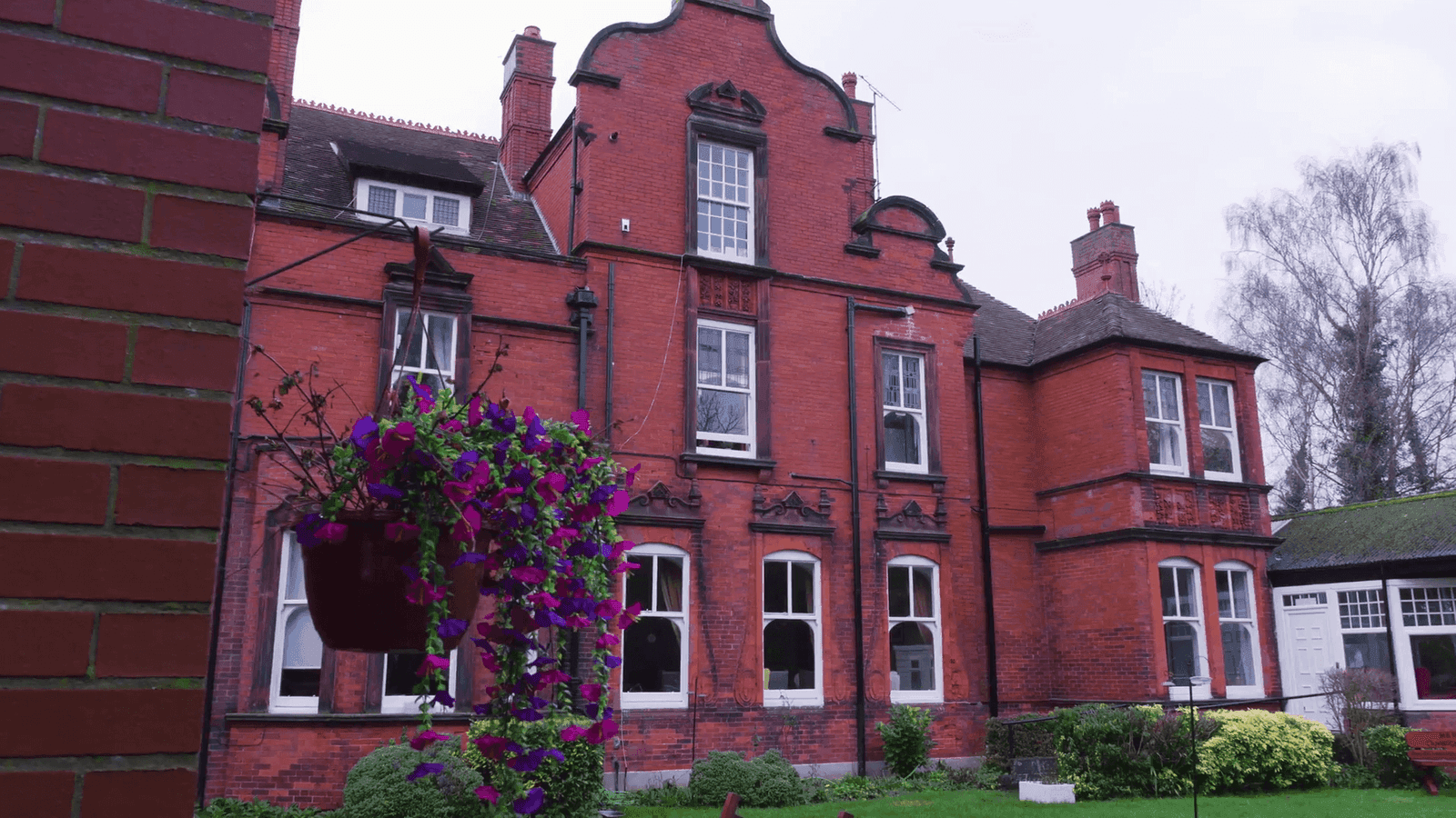 Canwick House and its gardens in Canwick village